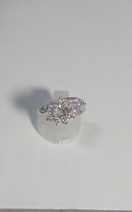 Ptダイヤリング！D1.00ct.。