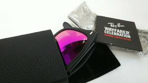  RayBan folding sunglasses memory model free shipping tax included new goods RB4105 601-S/4T purple mirror lens 