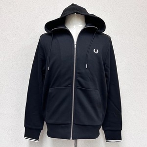 新品 FRED PERRY フレッドペリー メンズ パーカー ブラック Sサイズ