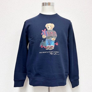  новый товар Ralph Lauren Bear футболка темно-синий boys XL размер 