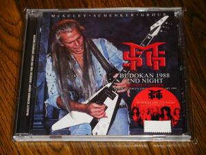 未開封新品 McAULEY SCHENKER GROUP / BUDOKAN 1988 2ND NIGHT: DEFINITIVE MASTER 初回ナンバリングステッカー付 ZODIAC Michael Schenker