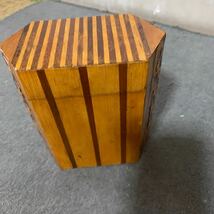 木製 小箱　レトロ 工芸品 _画像7