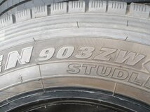 K924 215/70R17.5 冬2本セット スタッドレス LT 123/121J 215/70-17.5 215-70-17.5 ヨコハマ ゼン 903ZW チューブレス_画像6