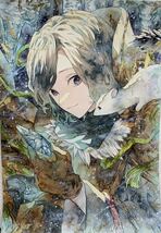 オリジナル　手描きイラスト 男の子 青年「宝石の氷柱」　B5_画像3