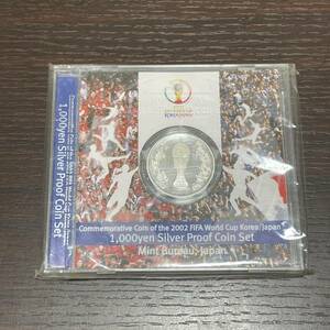 #6271C　2002 日韓ワールドカップ FIFA WORLD CUP KOREA JAPAN 記念貨幣 千円 平成14年 コインケース入り