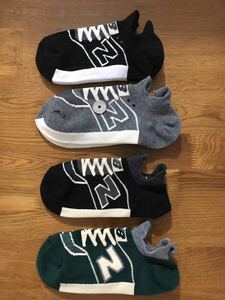 新品ニューバランスnew balance メンズソックス靴下4足セット808