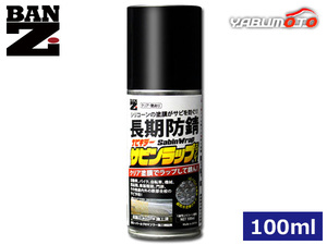 BAN-ZI サビキラー サビンラップ シリコーン系塗料 スプレー クリア 艶あり 防錆 100ml N-SBR-M100K