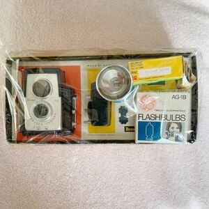 Kodak Brownie STARFLEX CAMERAコダックカメラフラッシュフィルム等セット1986/11製 開封済
