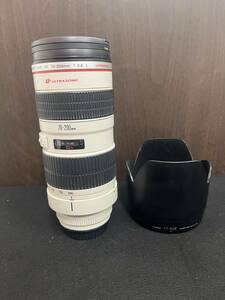 【自宅保管品】Canon キャノン EF 70-200㎜ 1:2.8 L ULTRASONIC レンズ ズームレンズ ズーム可 ピント調整可 通電時未確認 ジャンク扱い