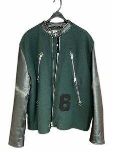 MM6 Maison Margiela メゾンマルジェラ ハの字 ライダース Sサイズ 