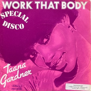 【試聴 7inch】Taana Gardner / Work That Body 7インチ 45 muro koco フリーソウル サバービア Larry Levan