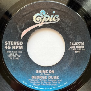 【試聴 7inch】George Duke / Shine On 7インチ 45 muro koco フリーソウル サバービア 