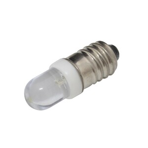 E10 豆電球 LED 3V CoolWhite OPDY-W54K8B31F OptoSupply 3.2v 20mA 8500-18000K 25000-30000mcd 1個