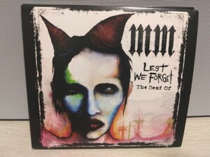 *MARILYN MANSON*LEST WE FORGET...THE BEST OF ~DELUXE EDITION~[ записано в Японии ] Marilyn * Manson 2CD+DVDteji упаковка specification 