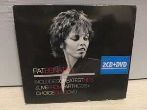 ☆PAT BENATAR☆INCLUDES GREATESTS HITS ＆ LIVE FROM EARTH CDS + CHOICE CUTS DVD【輸入国内盤】パット・ベネター 2CD+DVD 紙製外箱付