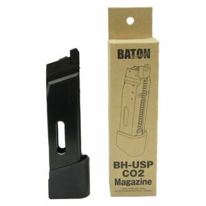 【新品☆即納】BATON Airsoft BH-USP CO2マガジン (JASG認定) *装弾数：26発 【品番：BH-USP-COM】4580707971507*