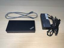 【送料無料】Lenovo レノボ ThinkPad USB-C Dock Gen2(40AS0090JP) (本体・接続ケーブル・90Wアダプター)【即決】_画像1