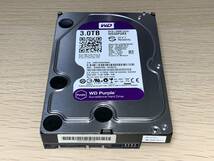 【送料無料】Western Digital/ウェスタンデジタル WD30PURX Purple 3TB 【即決】(SN:N6X8)_画像1