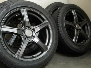 ■美品/バリ山■BS TOPRUN(1770+53 5H PCD100)＆BLIZZAK VRX3 205/50R17 4本■インプレッサG4/スポーツ■