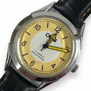 美品 オリス ORIS 1970 自動巻き 17石 腕時計 社外ベルト ヴィンテージ