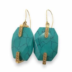 Christian Dio Dior turquoise earrings antique 