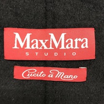 MaxMara マックスマーラ ロングコート コート アウター 黒 ブラック レディース サイズ 38_画像8