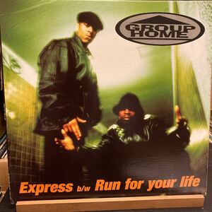 Group Home 【Express B/W Run For Your Life】TAPE KINGS LB001 US 1997 HipHop