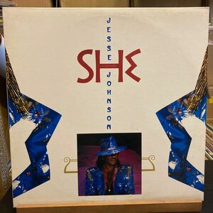 見本盤 Jesse Johnson 【She (I Can't Resist)】C12Y3156 レコード 1986 Electronic Funk