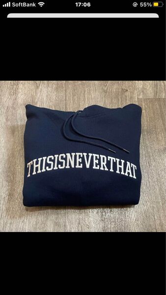 【韓国ストリート】thisisneverthat logo hoodie パーカー