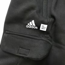 △新品【メンズXL(O)】黒 アディダス adidas ゴルフにオススメ フューチャーアイコン フリースカーゴパンツ スウェット ジョガー_画像4