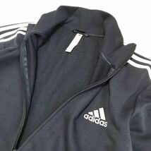 ◎新品 【メンズ2XO】紺ネイビーadidas アディダス 上下セット スウェット フルジップ ジャケット パンツ セットアップ ３ストライプス _画像3