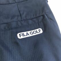 ▲裾上げ可 新品【82サイズ】紺ネイビー FILA GOLF フィラ ゴルフ 8ポケット ヘリンボーン ストレッチ テーパード パンツ 吸汗速乾_画像6