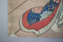 50) 1枚 歌川国貞 浮世絵 錦絵 木版画「奥女中菊川」改 巳七 江戸時代 ＜美人画_画像7