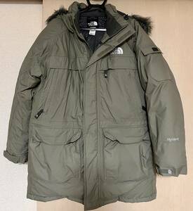 【THE NORTH FACE ノースフェイス Hyvent ダウンジャケット ミリタリーカラー ゴールドウィン】寒冷地 多数ポケット マクマードパーカー