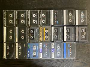 使用済 DATテープ 60/74/90/120分 SONY / AXIA / KENWOOD / maxell / クリーニングテープ 中古品 計20巻セット