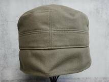 Well Tailored ワークキャップ カラー:オリーブ (頭廻りサイズ:約58㎝※紐調整可）保管品 / 帽子 CAP コットン 綿 美品 ウェルテイラード_画像6