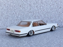 1/24　GX61チェイサー？　完成品　旧車　暴走族車　街道レーサー　グラチャン　シャコタン　改造車　スターシャーク　引っ張りタイヤタイヤ_画像5