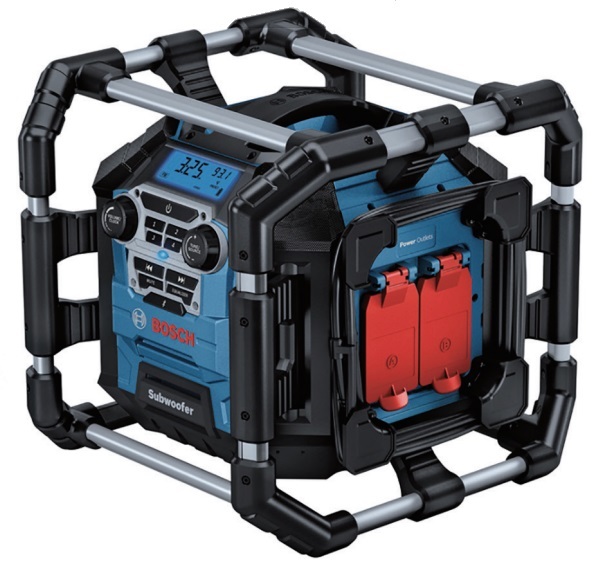 (ボッシュ) 現場ラジオ GPB18V-5C AUXコード付 補強用フレームで優れた堅牢性 18V対応 BOSCH