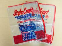 ◆ EVIS Style-Craft ショッピングバッグ 2枚セット ◆ USED長期保管品 ビニールバッグ / エヴィス スタイルクラフト ジーンズ_画像1