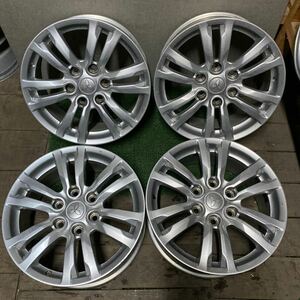 MITSUBISHI純正ホイール 18インチ 18×7.5J OFF;+46 PCD;139.7-6H ハブ径;約65mm 傷あり、錆びあり 4本