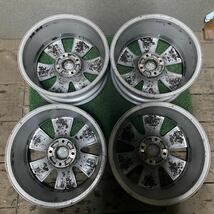 PEUGEOT純正ホイール 16インチ 16×6.5JJ OFF;+20 PCD;108-4H ハブ径;約62mm 傷あり、ガリ傷あり、錆びあり 4本_画像8