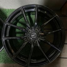 G.speedホイール 18インチ 18×7.5J OFF;+53 PCD;100-5H ハブ径;約65mm 傷あり、ガリ傷あり、サビあり、剥がれあり　4本 プリウス装着可_画像5