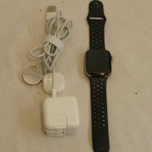 【良品】Apple アップル/動作確認済/44mm Apple watch アップルウォッチ ラバーベルト/Series4 シリーズ4/92
