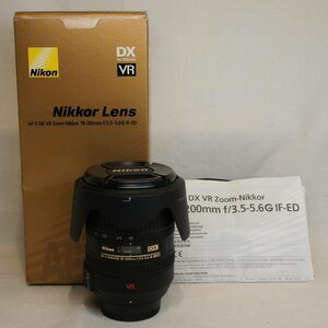 【美品】Nikon ニコン/動作確認済レンズAF-S DX VR Zoom-Nikkor/ 18-200mm f3.5-5.6G IF-ED/92