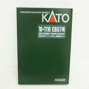 1円【一般中古】KATO /（訳あり）「スーパーひたち」6両基本、増結セット/10-1110/10-1111 E675系/09