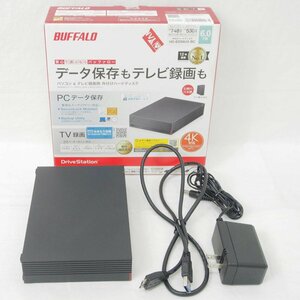 1円【良品】BUFFALO バッファロー/外付けハードディスク/HDD　6.0TB　初期化済/HD-EDS6U3-BC/78