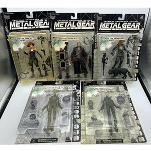 1円 McFarlane Toys/メタルギアソリッド/ウルトラアクションフィギュア/オセロット/他合計5体セット/未開封/10