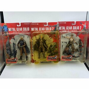 1円 McFarlane Toys/メタルギアソリッド2/ウルトラアクションフィギュア/オセロット/他合計3体セット/未開封/10