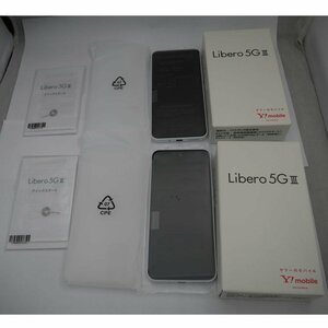 【未使用】Y!mobile ワイモバイル/Libero 5G III ホワイト 2台まとめて 付属あり 開封品 未使用 /A202ZT/12