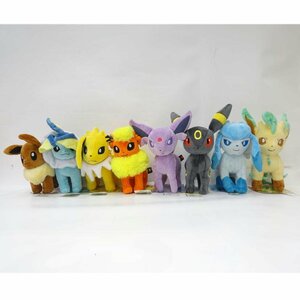 1円【良品】Pokemon Center ポケモンセンター/ぬいぐるみ　イーブイコレクション　8匹セット/42